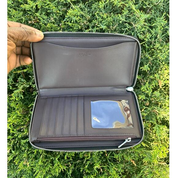 Coach Dempsey Large Phone Wallet In Signature Jacquard With Star Embroidery - Picture 5 of 16